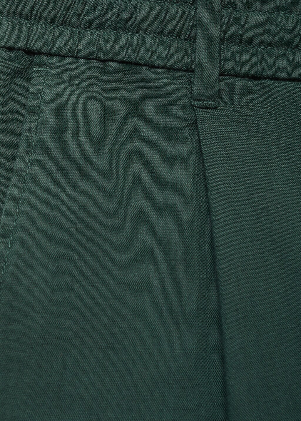 Slim-fit trousers with drawstring - Beige