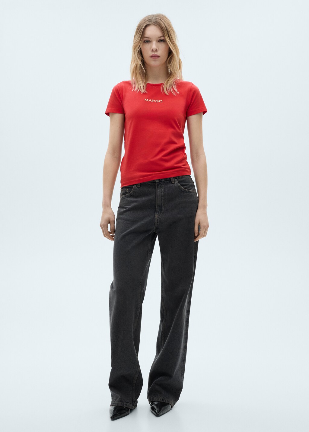 Logo print cotton t-shirt - Navy