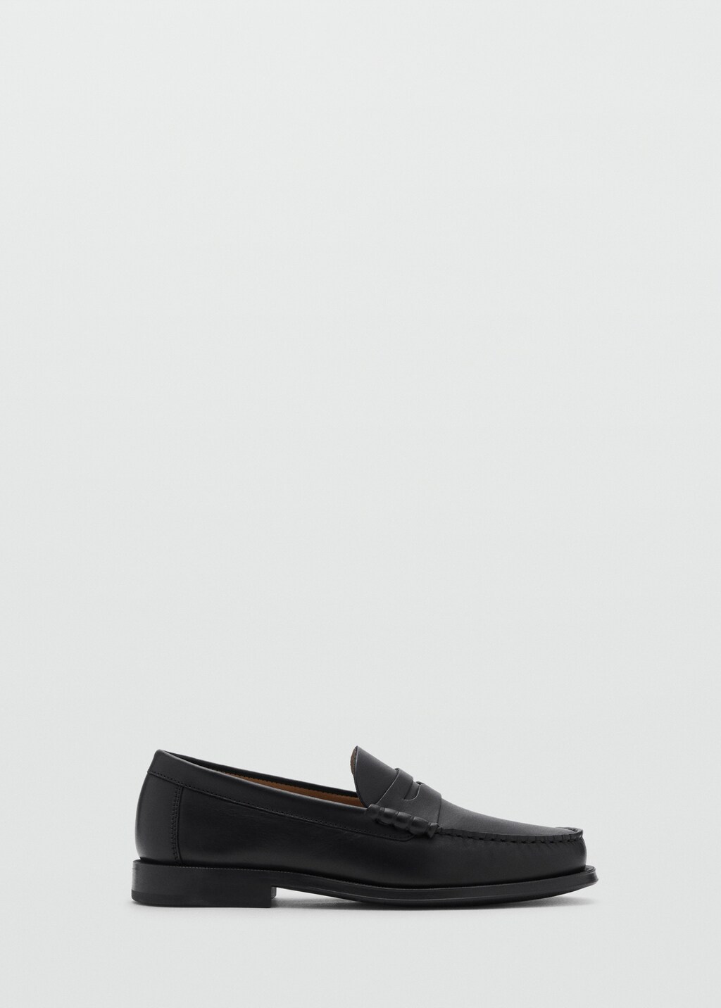 Leather penny loafers - Black