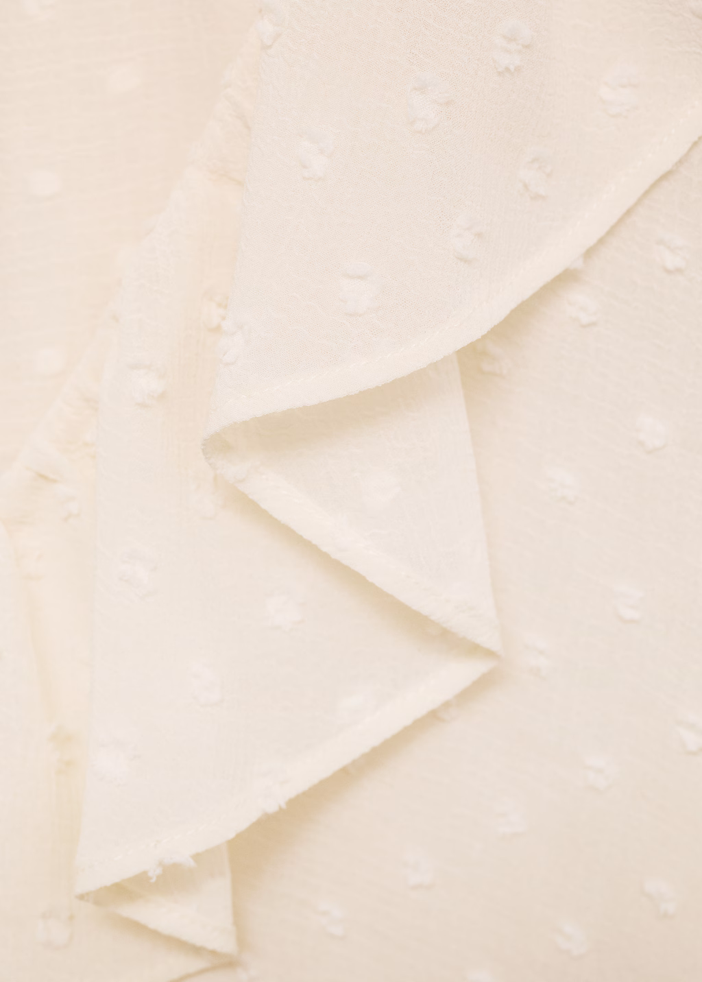 Ruffled blouse - Khaki