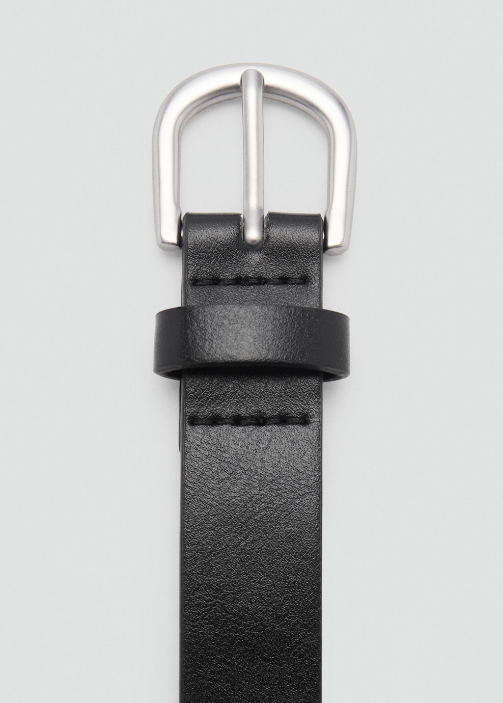 Metal buckle belt - Black
