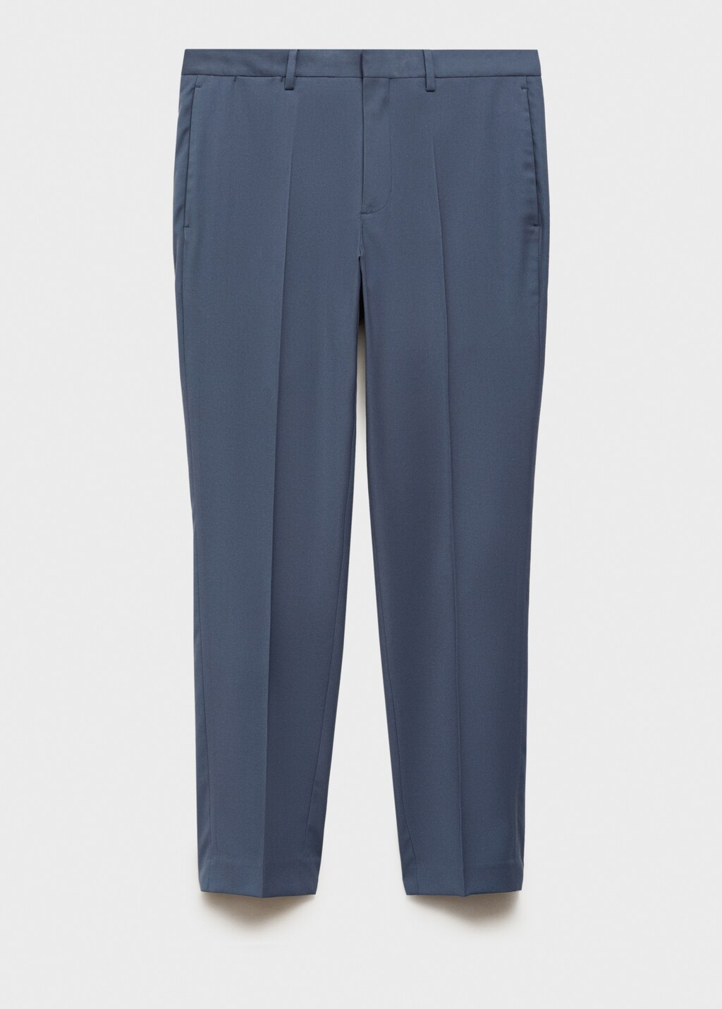 Stretch fabric super slim-fit suit trousers - Dark Navy