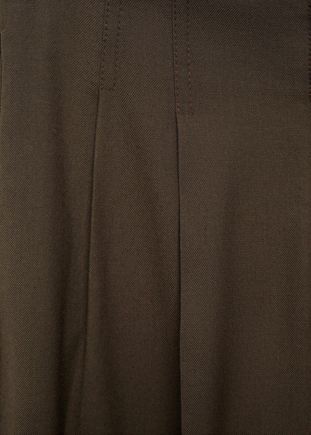 Wideleg suit trousers - Khaki