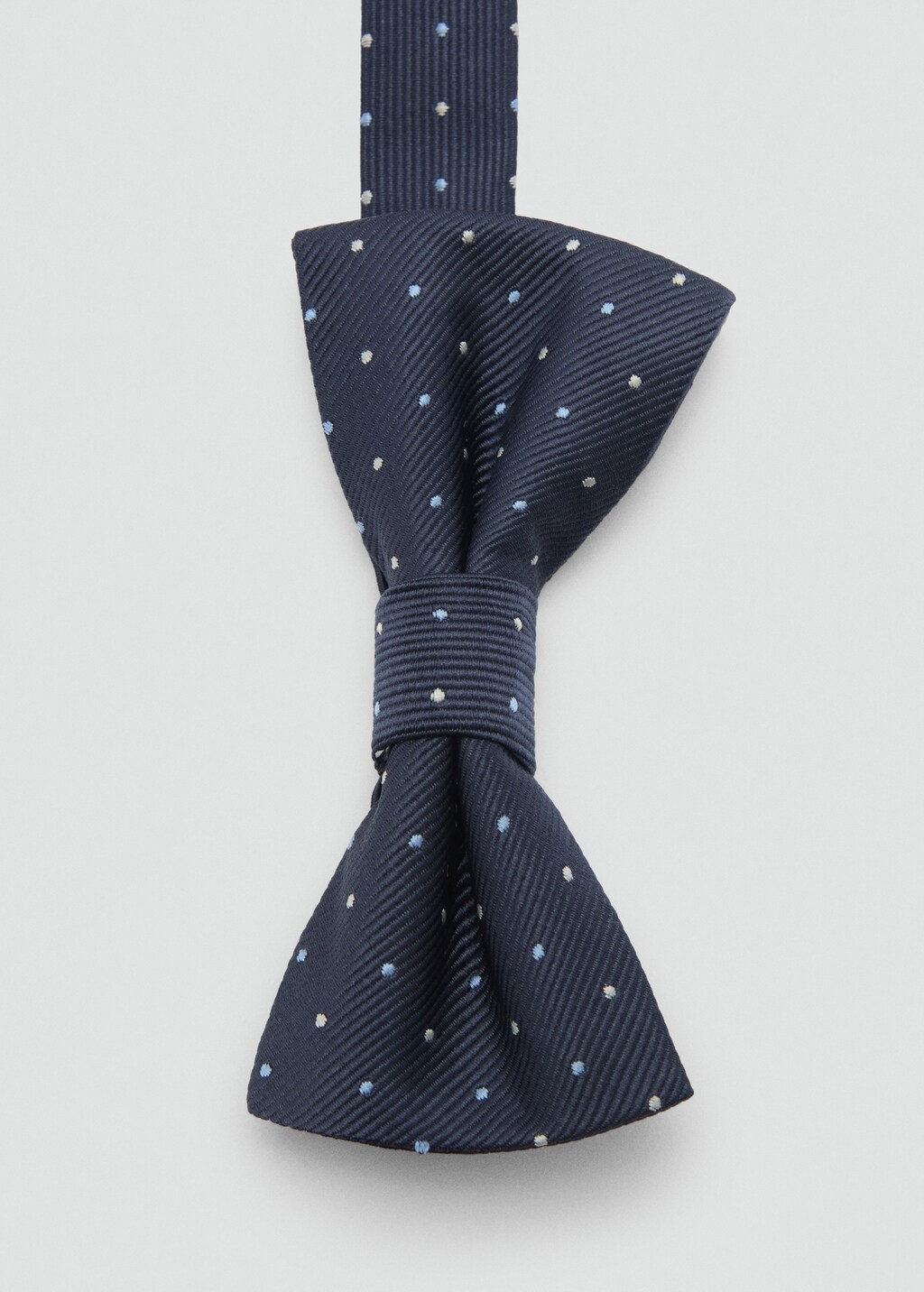 Polka-dots bow tie - Dark Navy