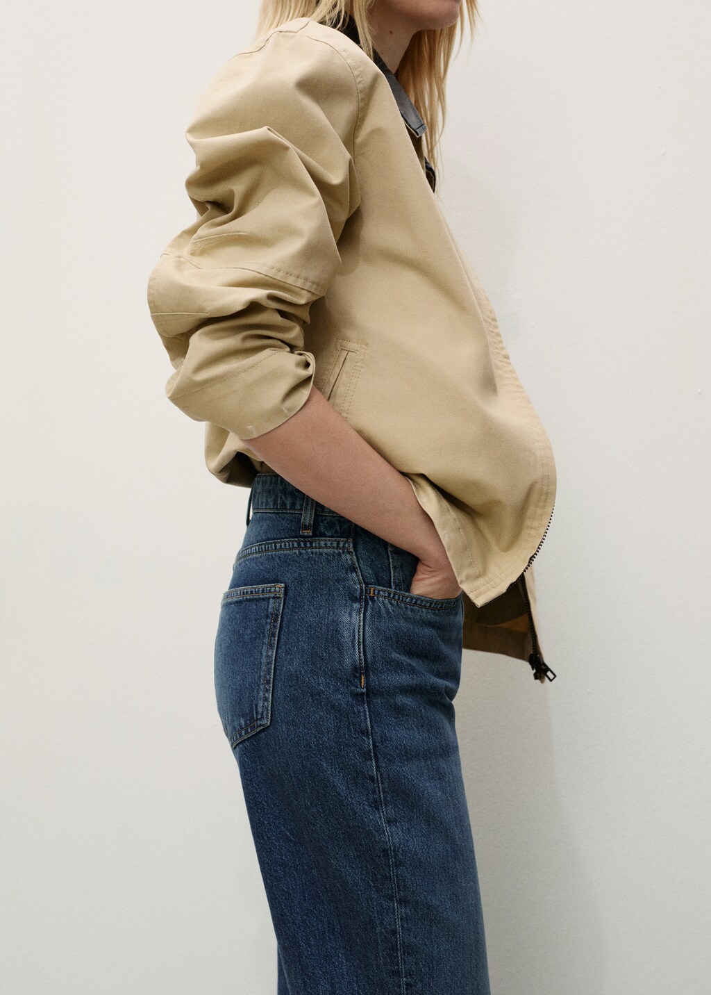 Matilda medium-rise straight-fit jeans - Black denim