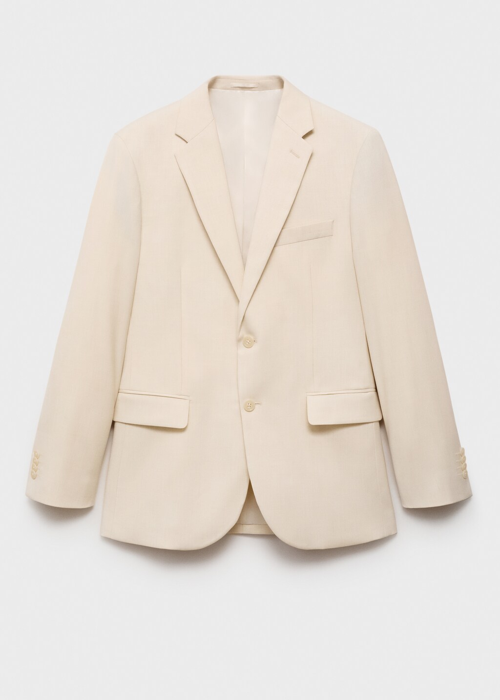 Milan slim-fit suit jacket - Beige