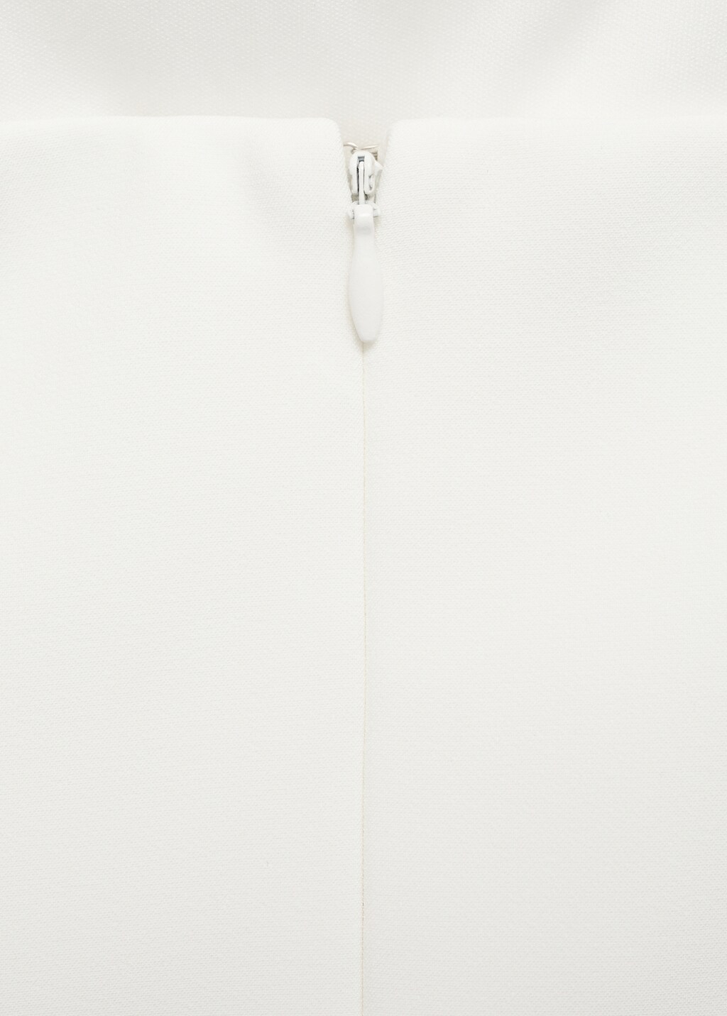 Combined strapless jumpsuit - Ecru