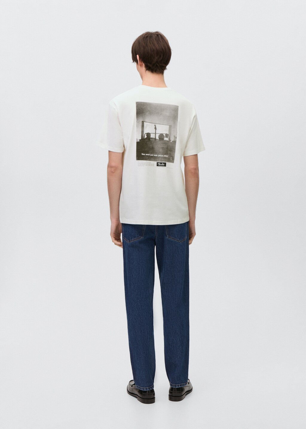 Message cotton T-shirt - Off White