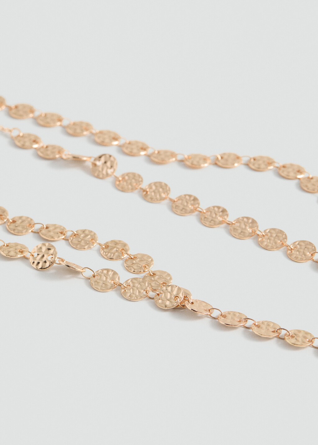 Coin charm necklace - Gold