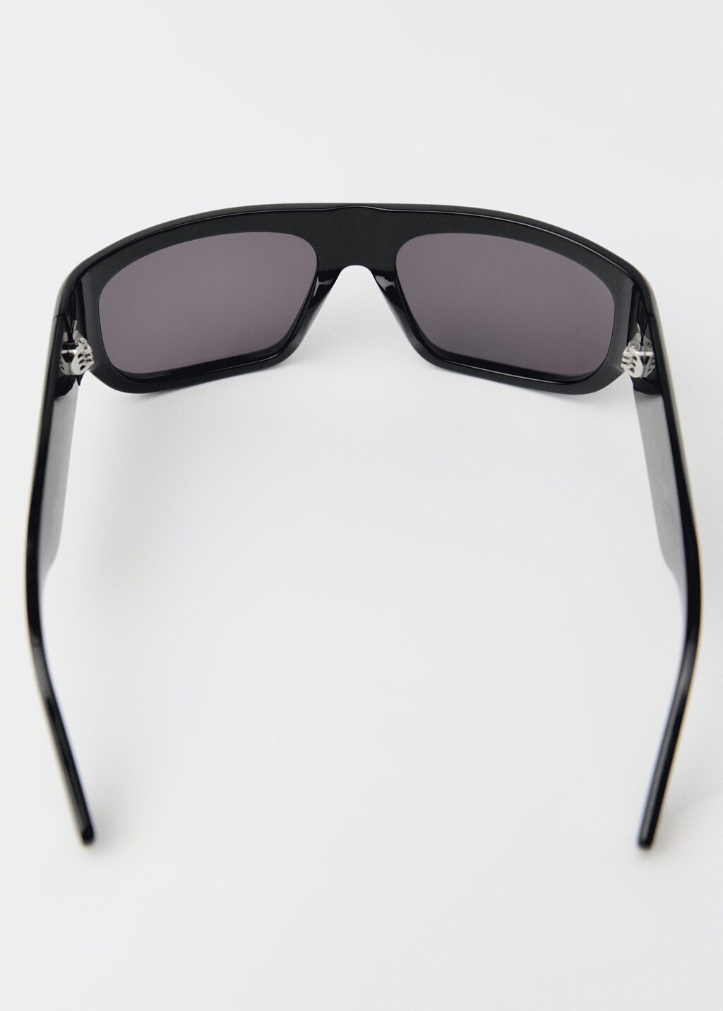 Rectangular-frame sunglasses - Black