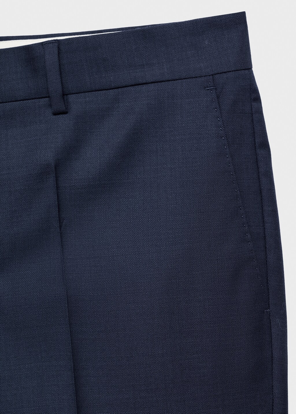 Venice 100% virgin wool suit trousers - Dark Navy