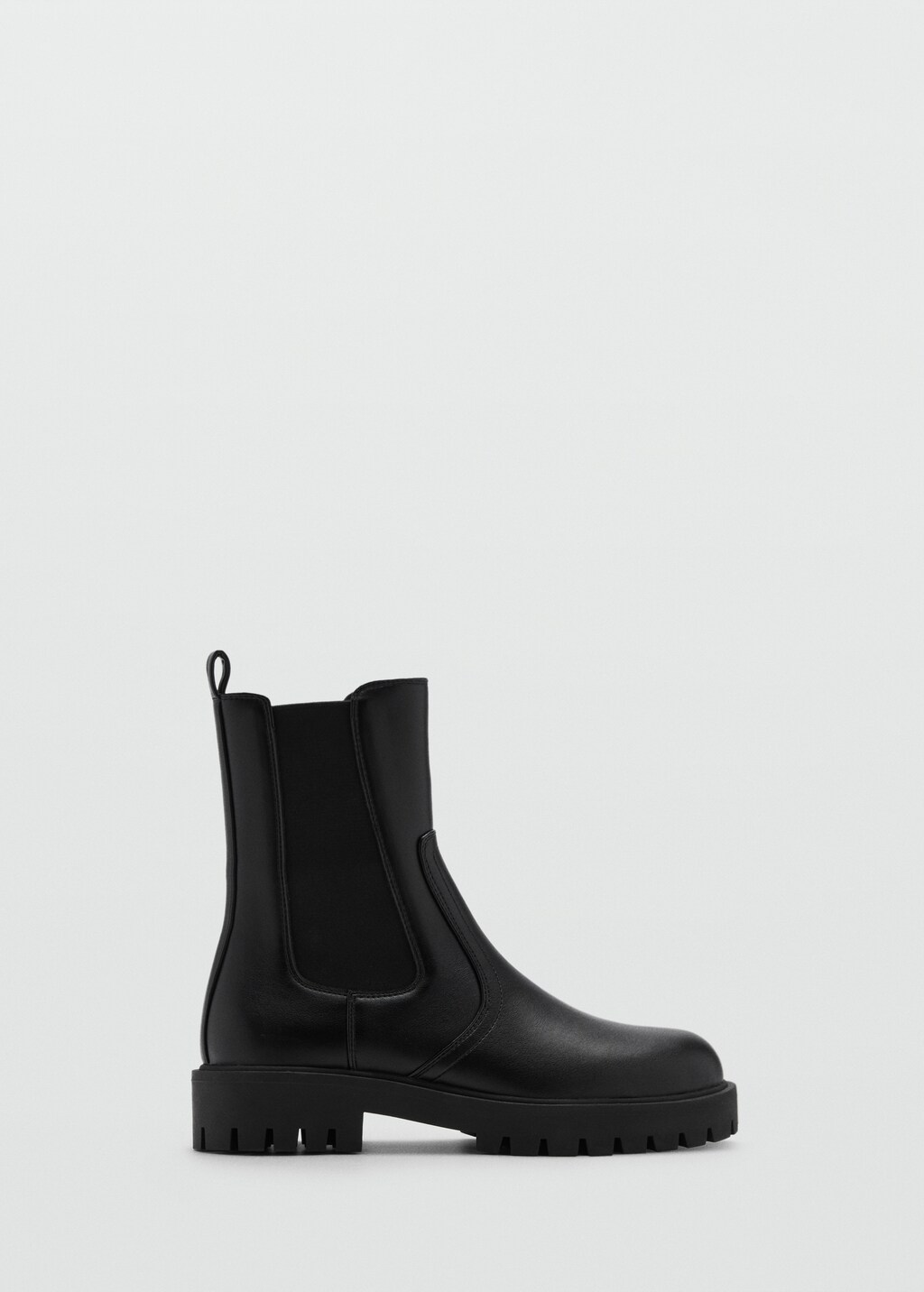 Track sole Chelsea boots - Black