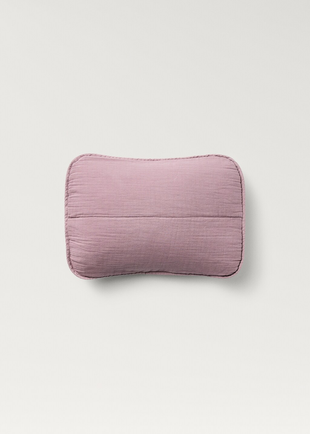 Cotton gauze garment-dyed children's cushion cover, 30x40 cm - Aqua Green