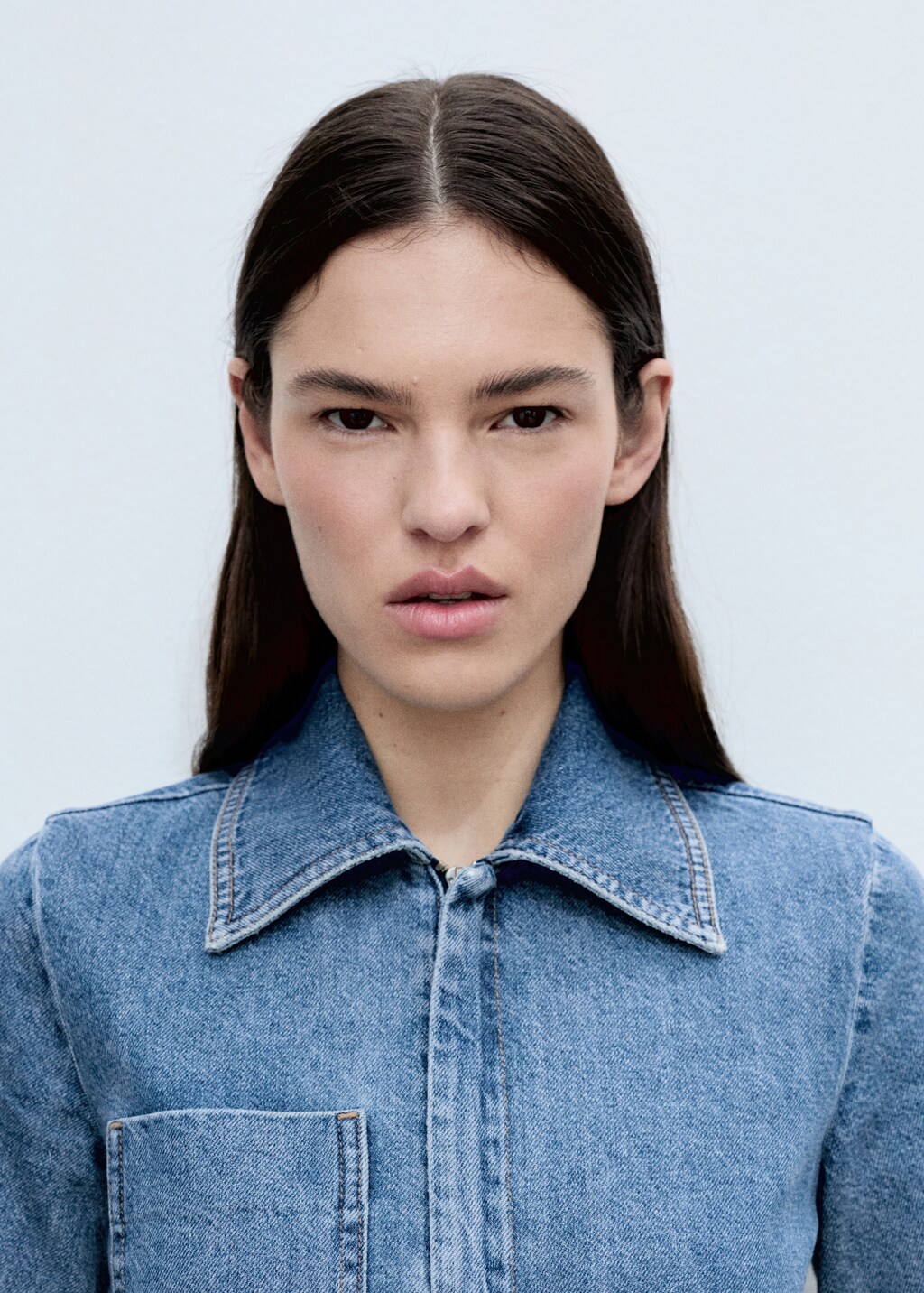 Denim jumpsuit belt - Medium Blue