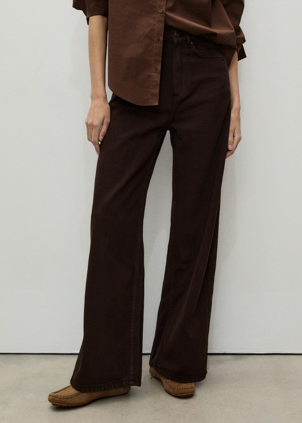 High-rise balloon jeans - Medium Blue