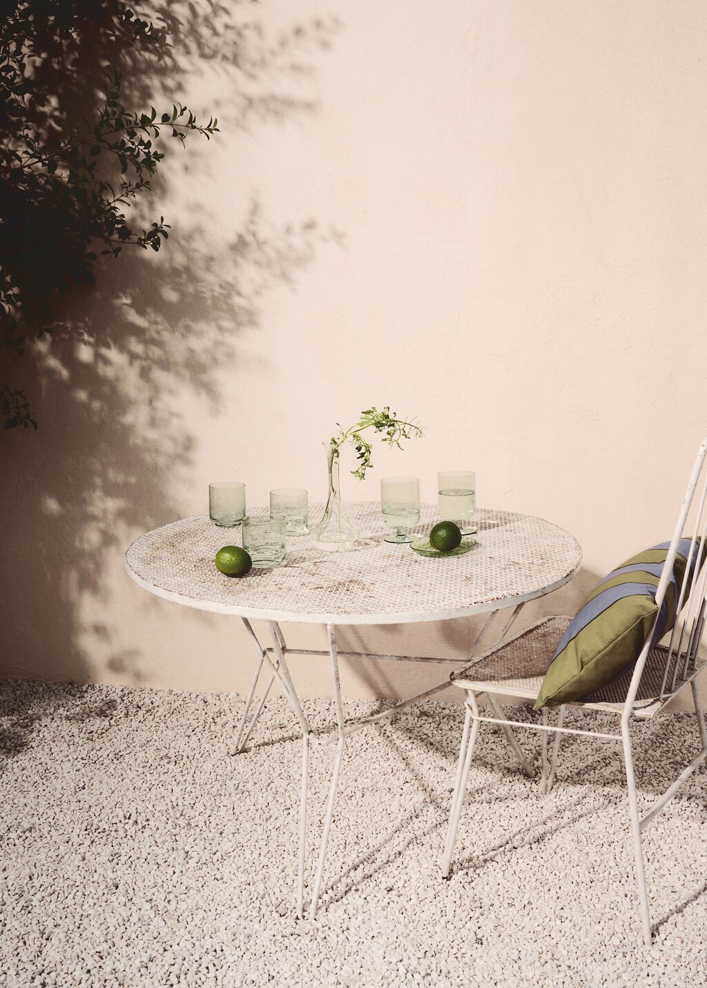 Bubble-glass glass - Ochre