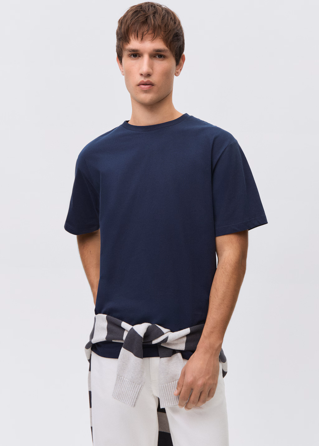 Essential cotton T-shirt - Dark Navy