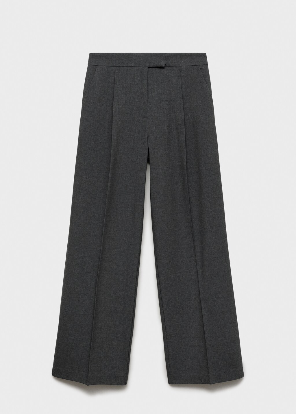 Straight-fit suit trousers - Grey