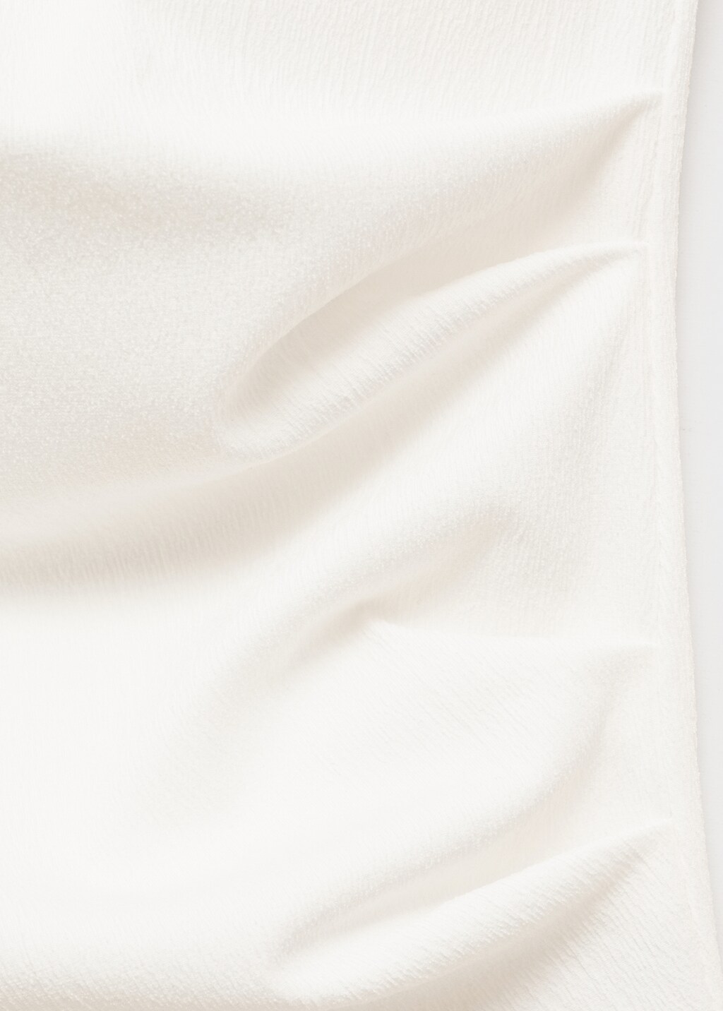 Draped sleeveless t-shirt - Black