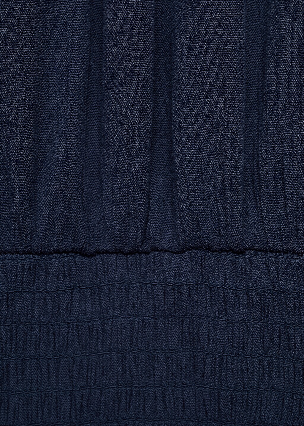 Asymmetrical pleated dress - Dark Navy