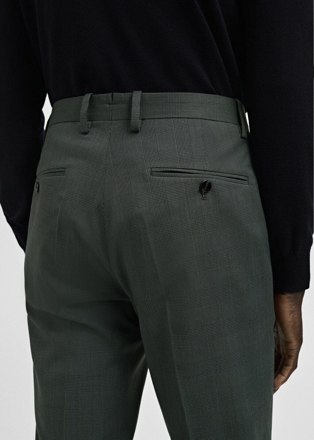 Milan slim-fit suit trousers - Grey