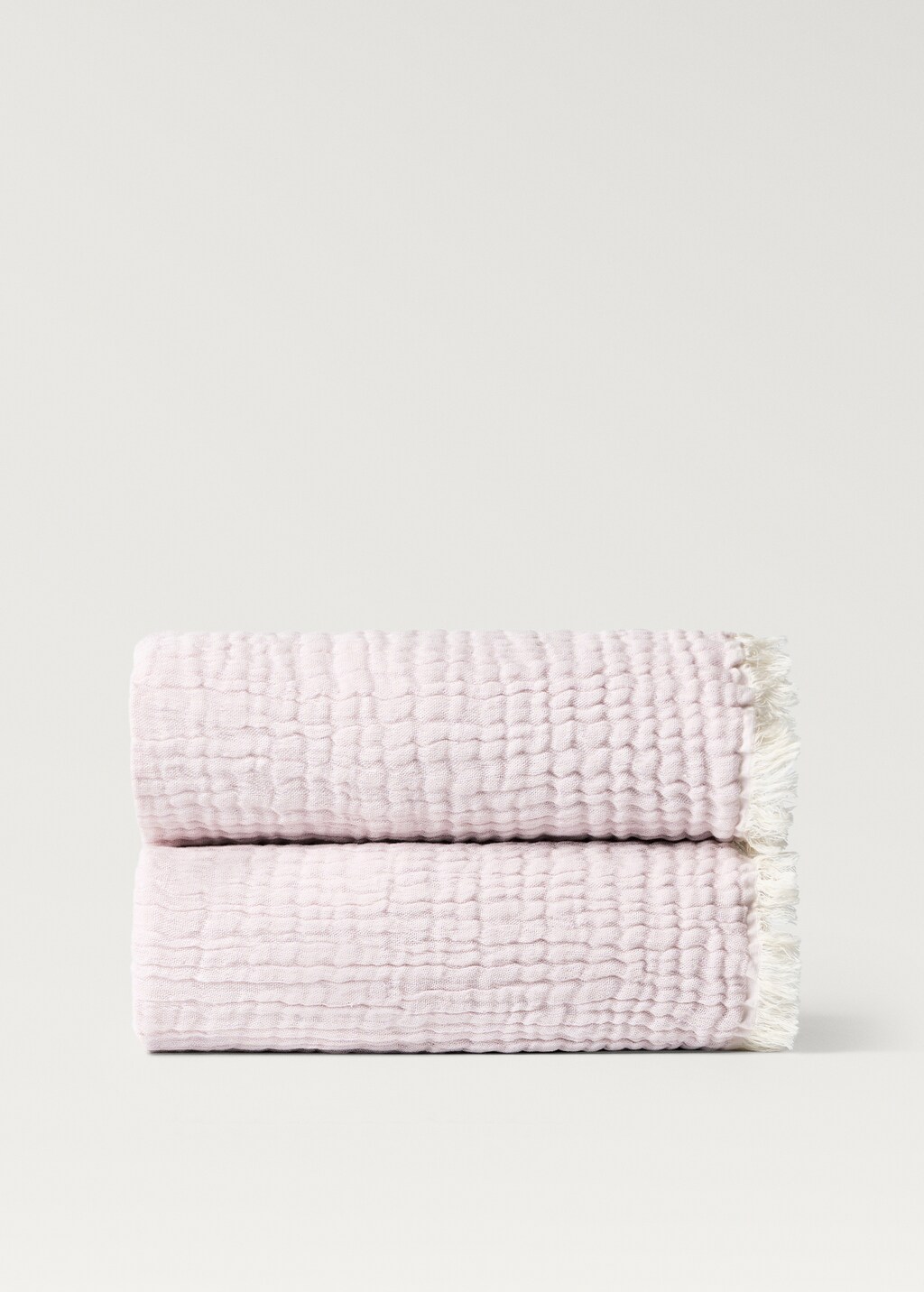 Cotton muslin baby blanket - Sand