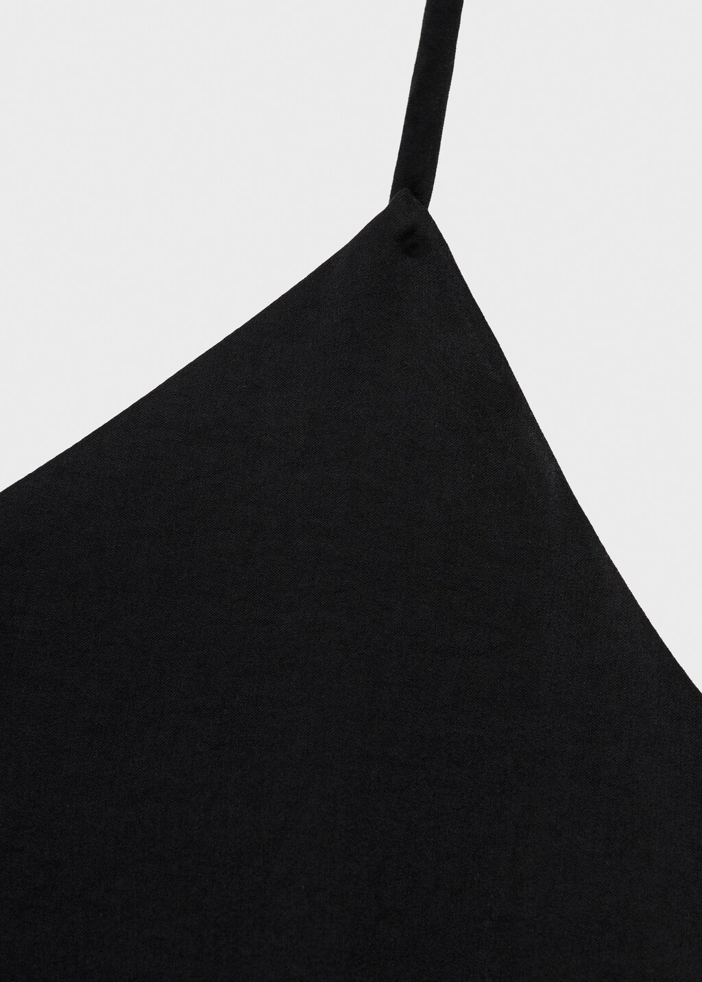 Long dress with straps - Black