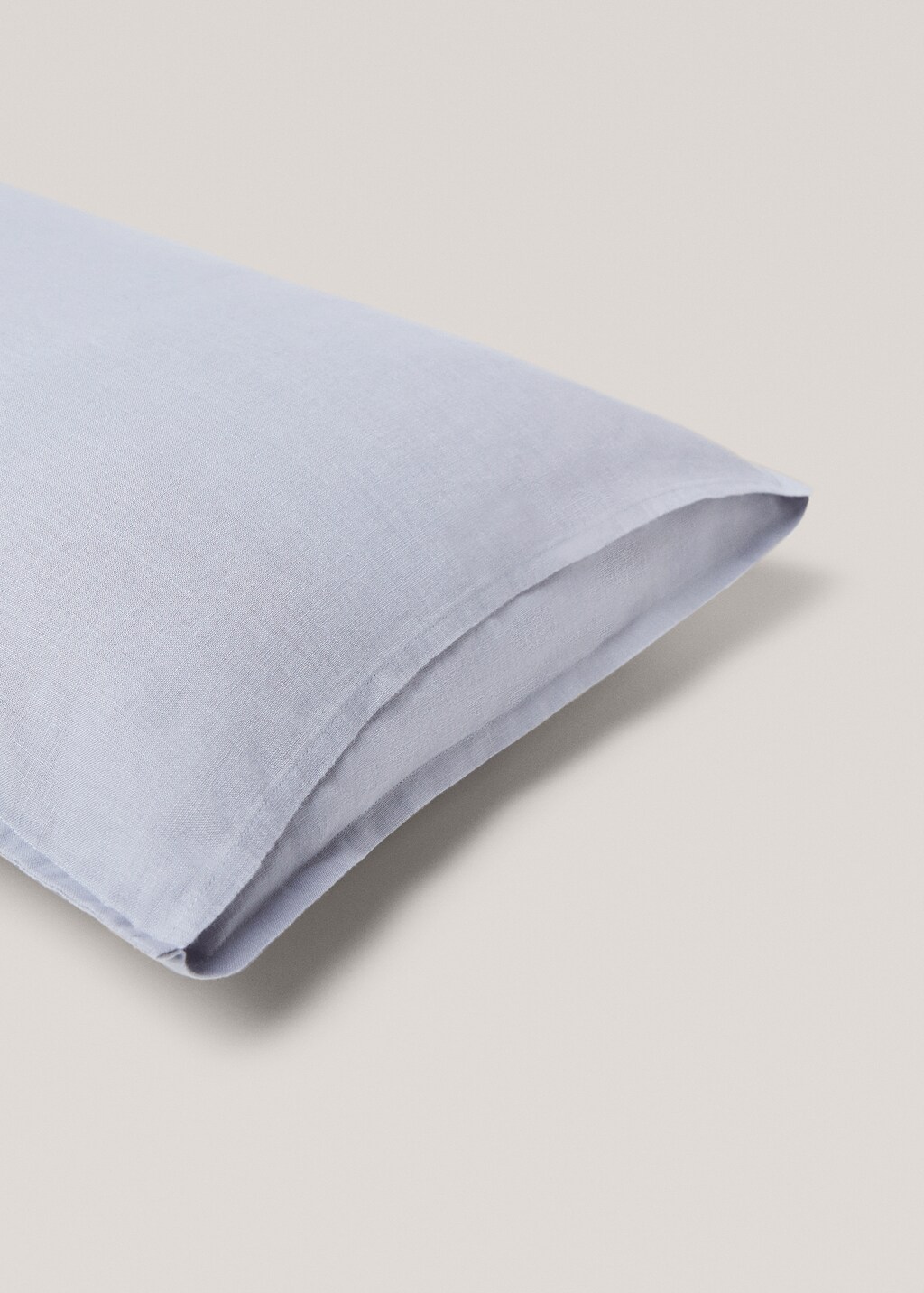 100% linen pillow case 45x110cm - Beige