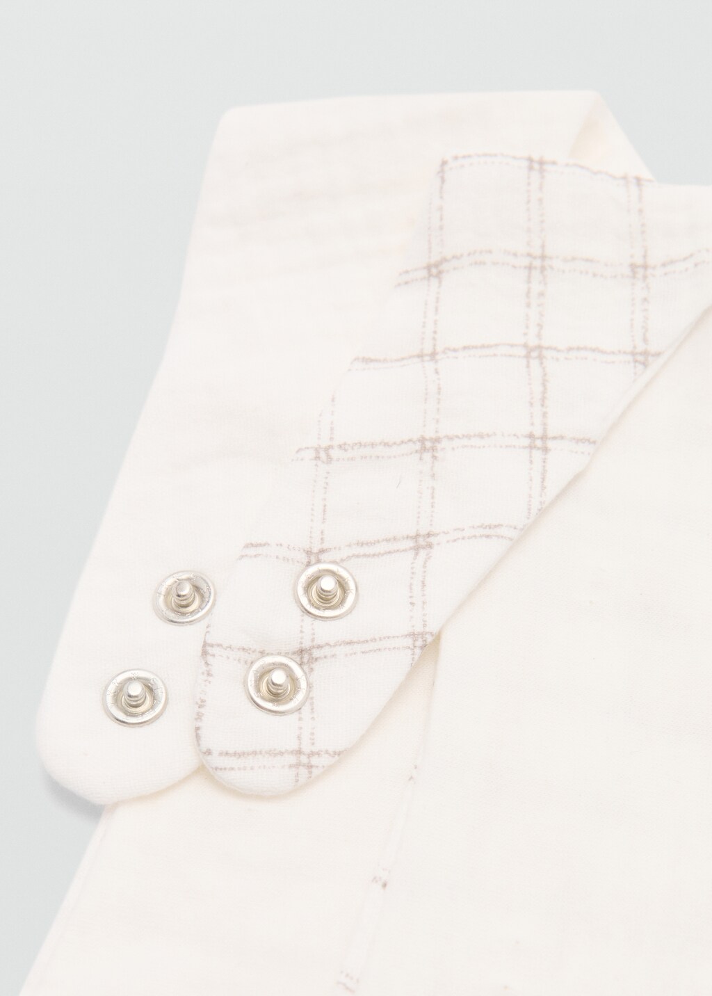 2 Printed bibs pack - Off White