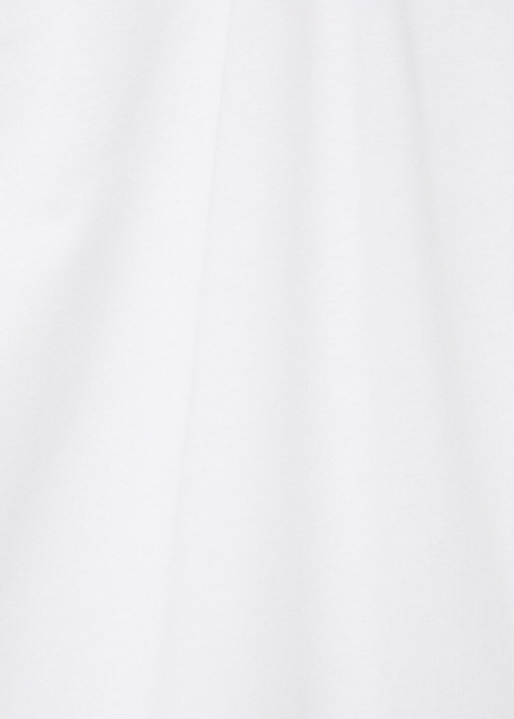 Cotton nightgown with lace detail - White