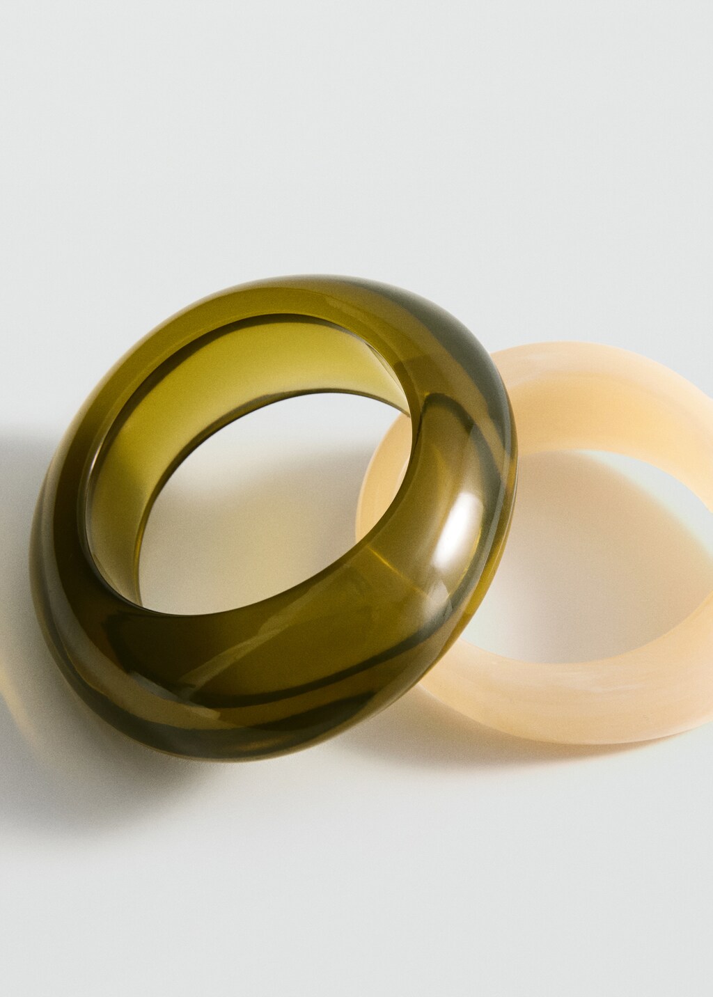 Set of 2 matching bracelets - Pastel Green