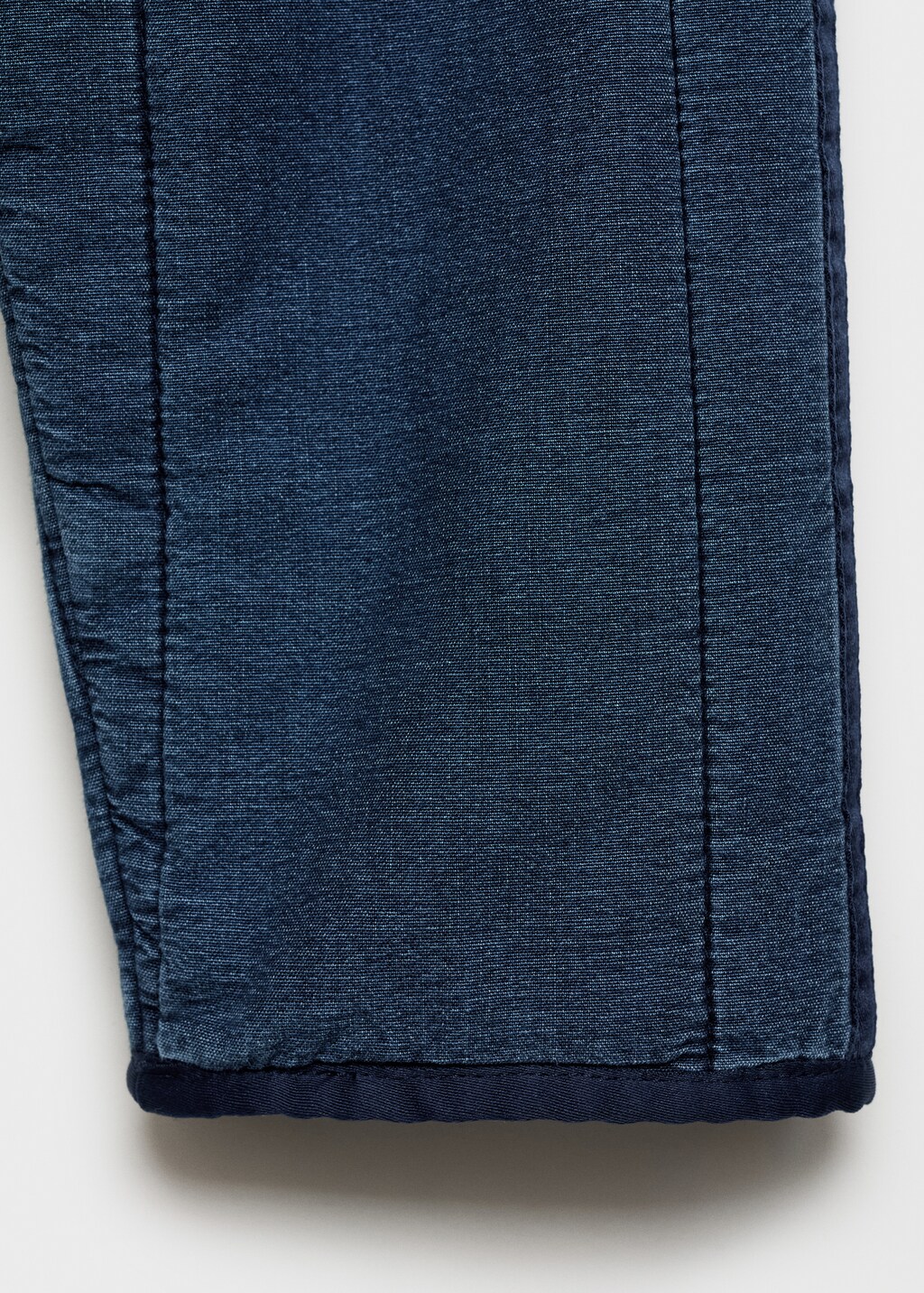 Zipper cotton jacket - Dark Blue