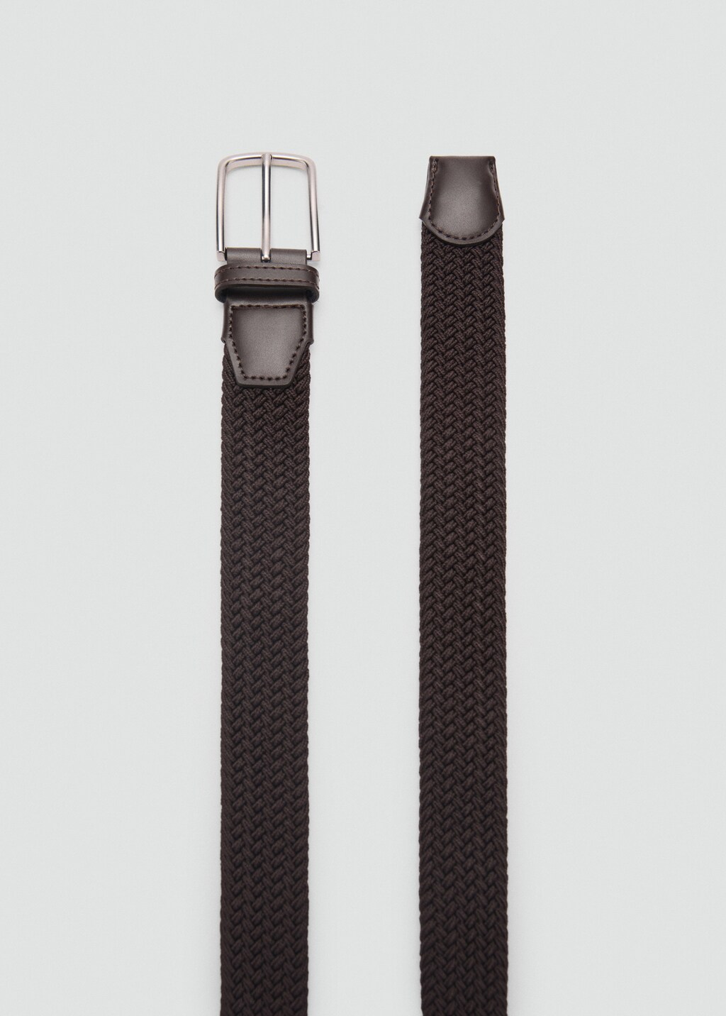 Braided elastic belt - Dark Navy