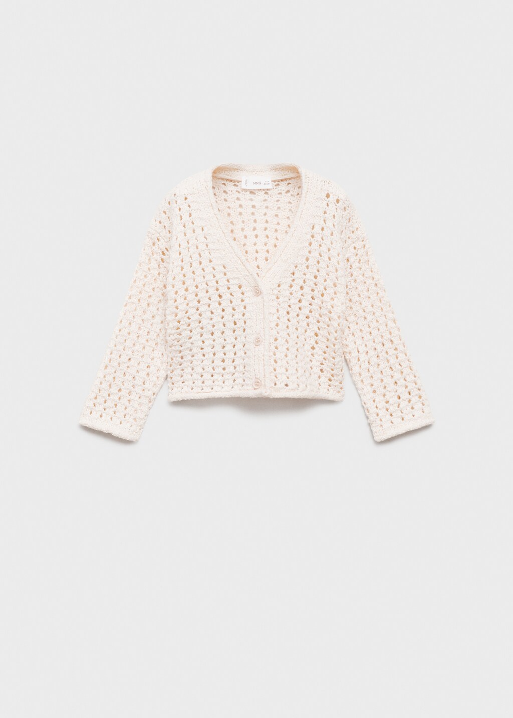 Openwork cardigan - Ecru