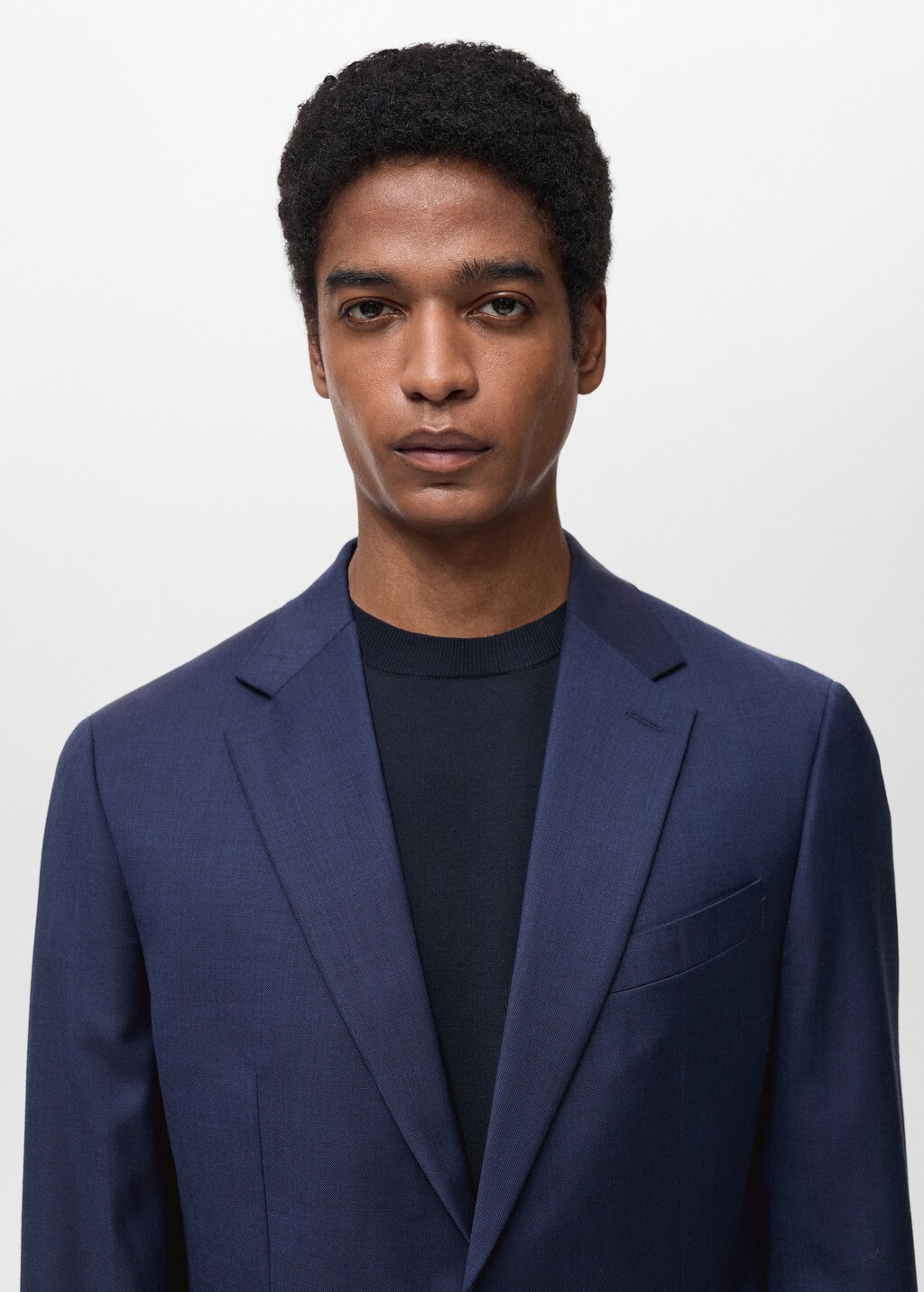 Turin 100% wool suit jacket - Dark Navy
