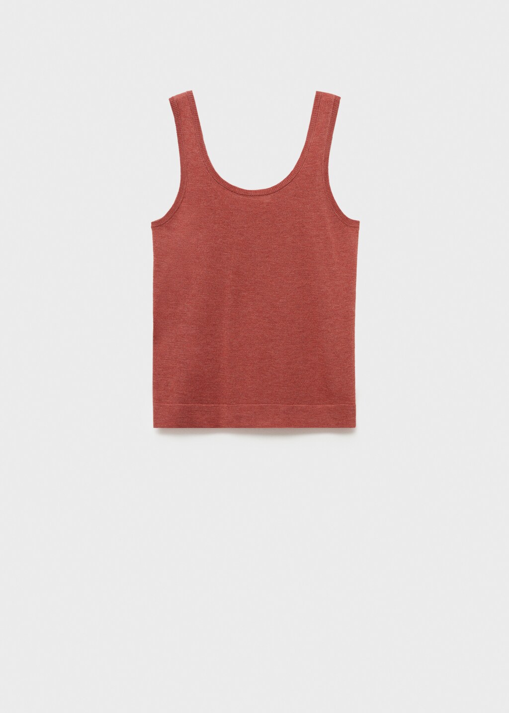 Ribbed knit tank top - Mint Green