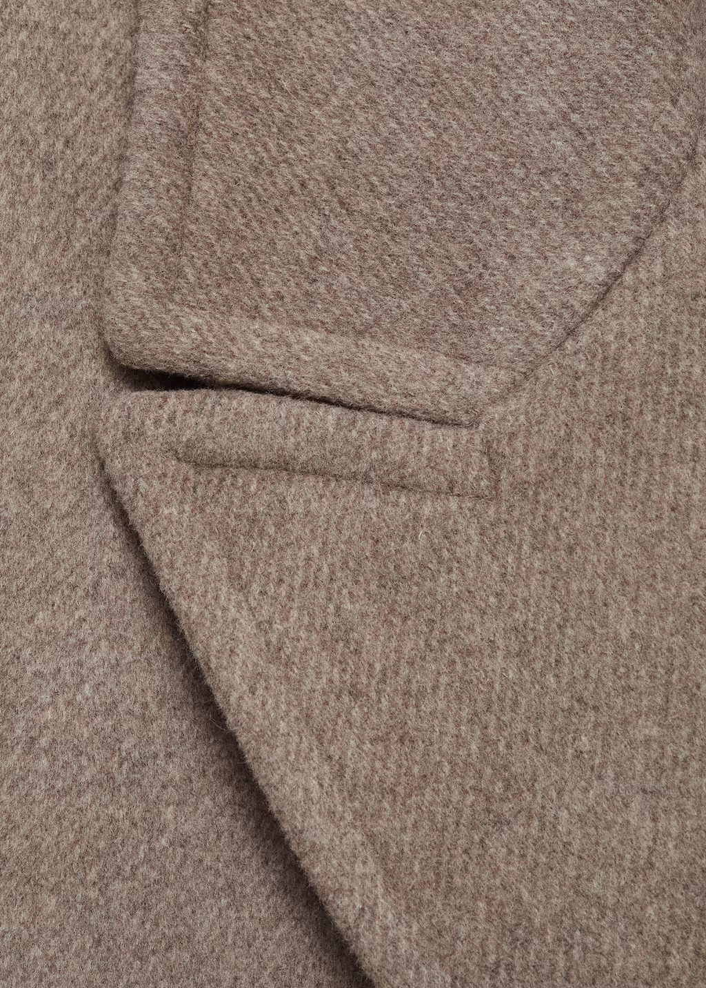 Lapels wool coat - Grey