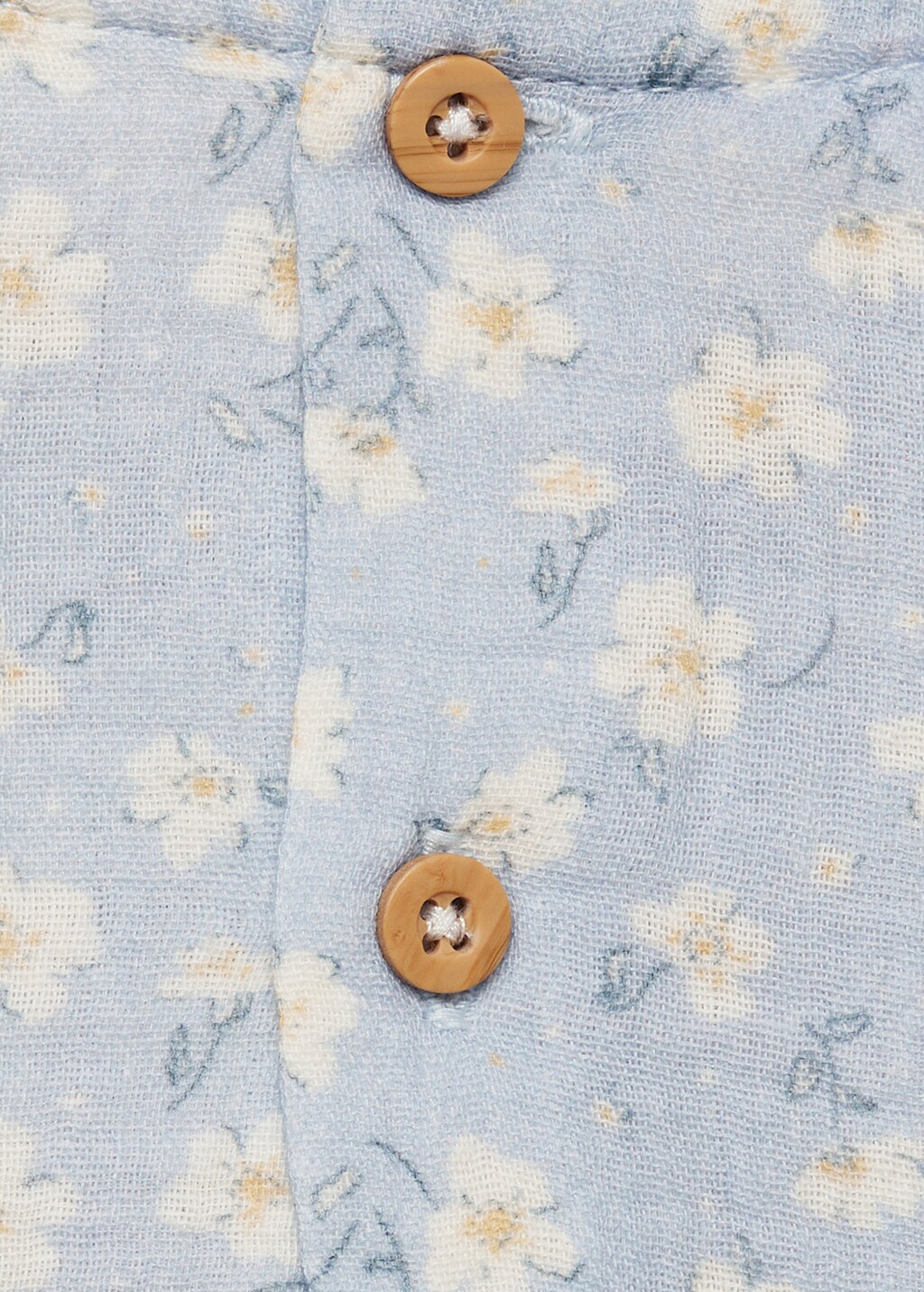 Flower print dress - Sky Blue