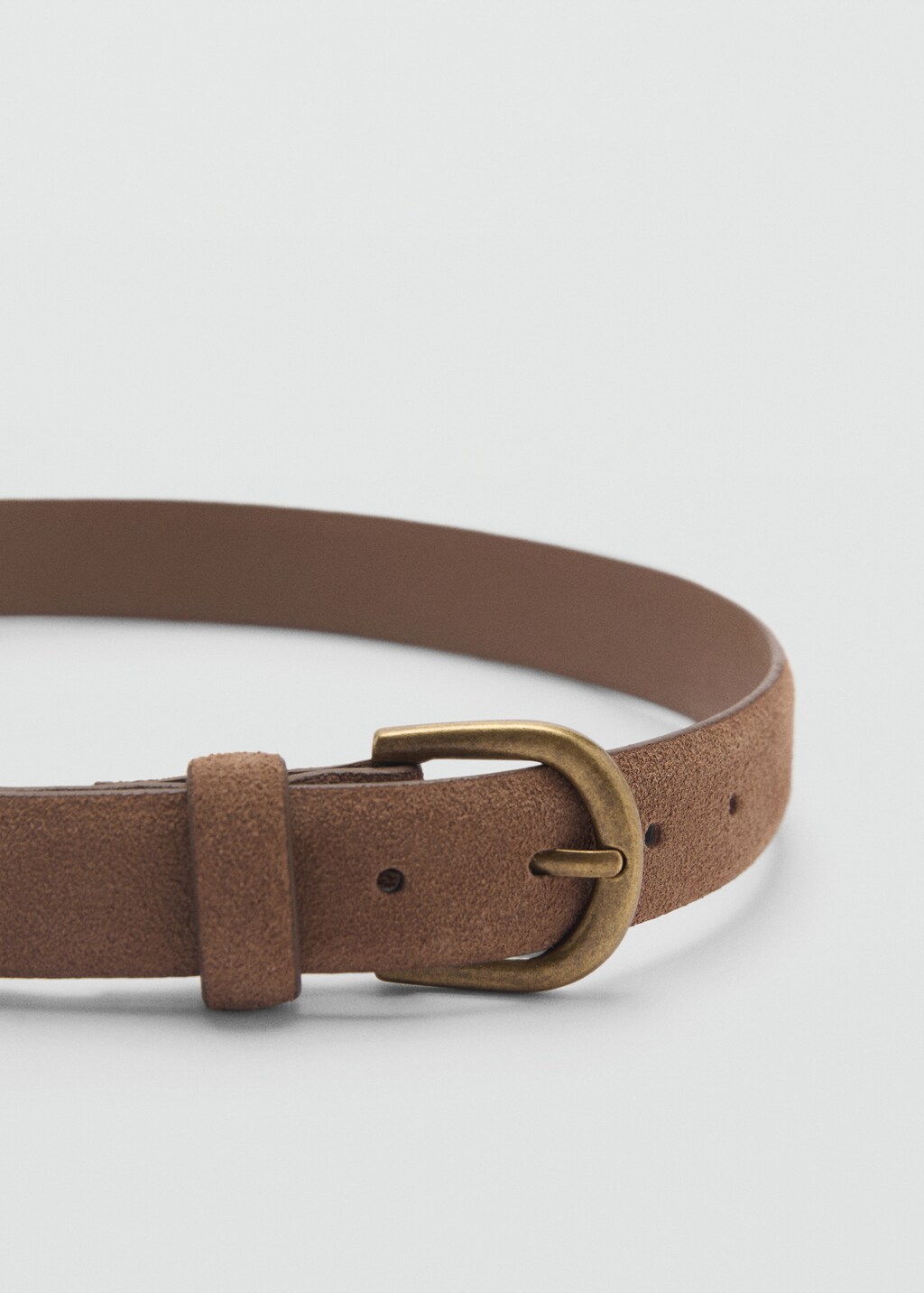 Leather belt - Brown