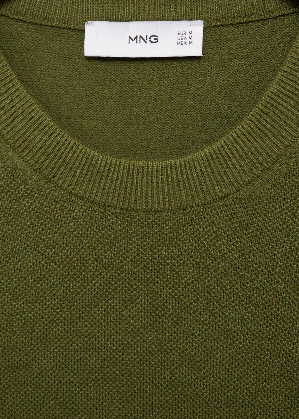 Cotton fine-knit t-shirt - Black