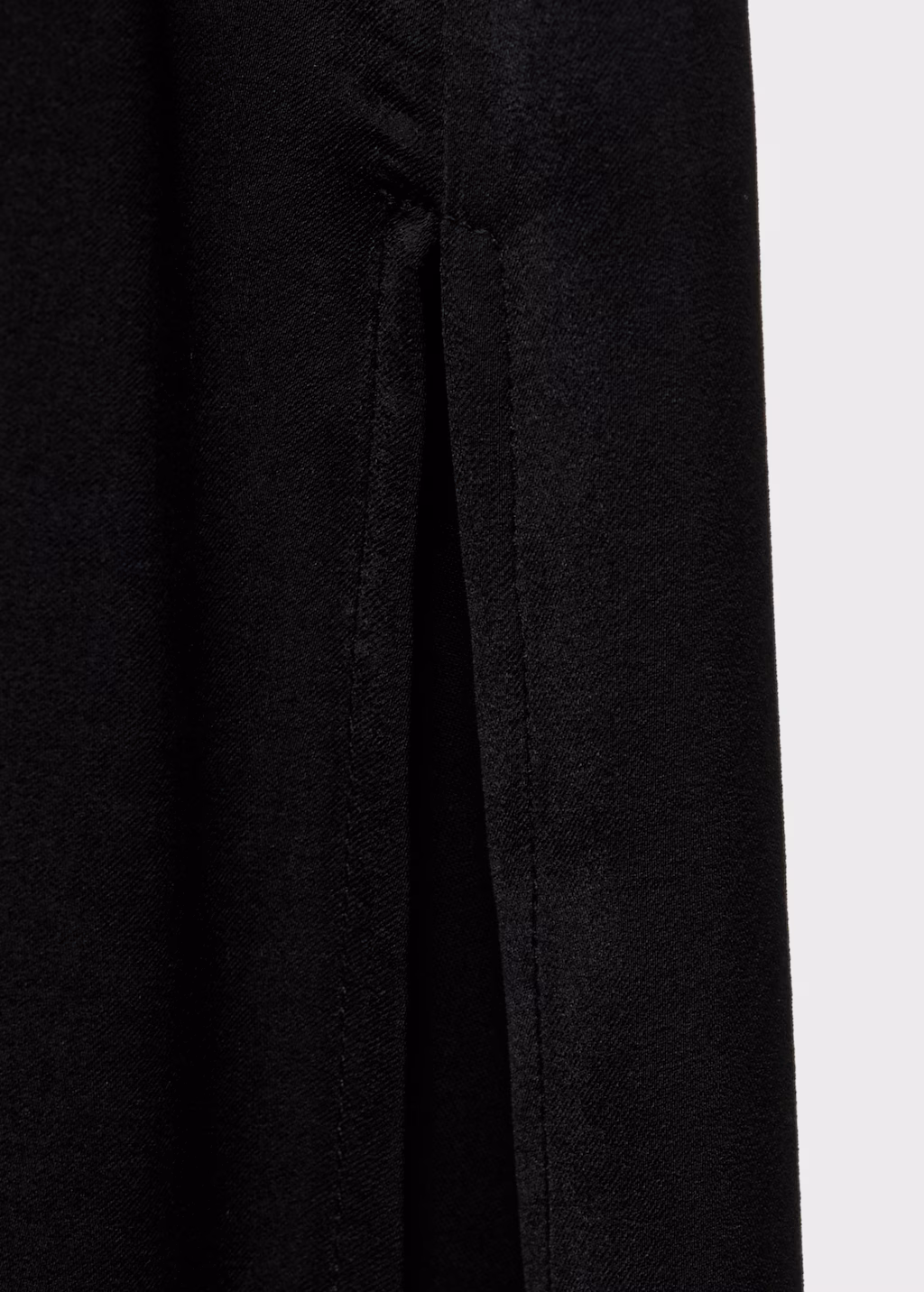 Long dress with straps - Black