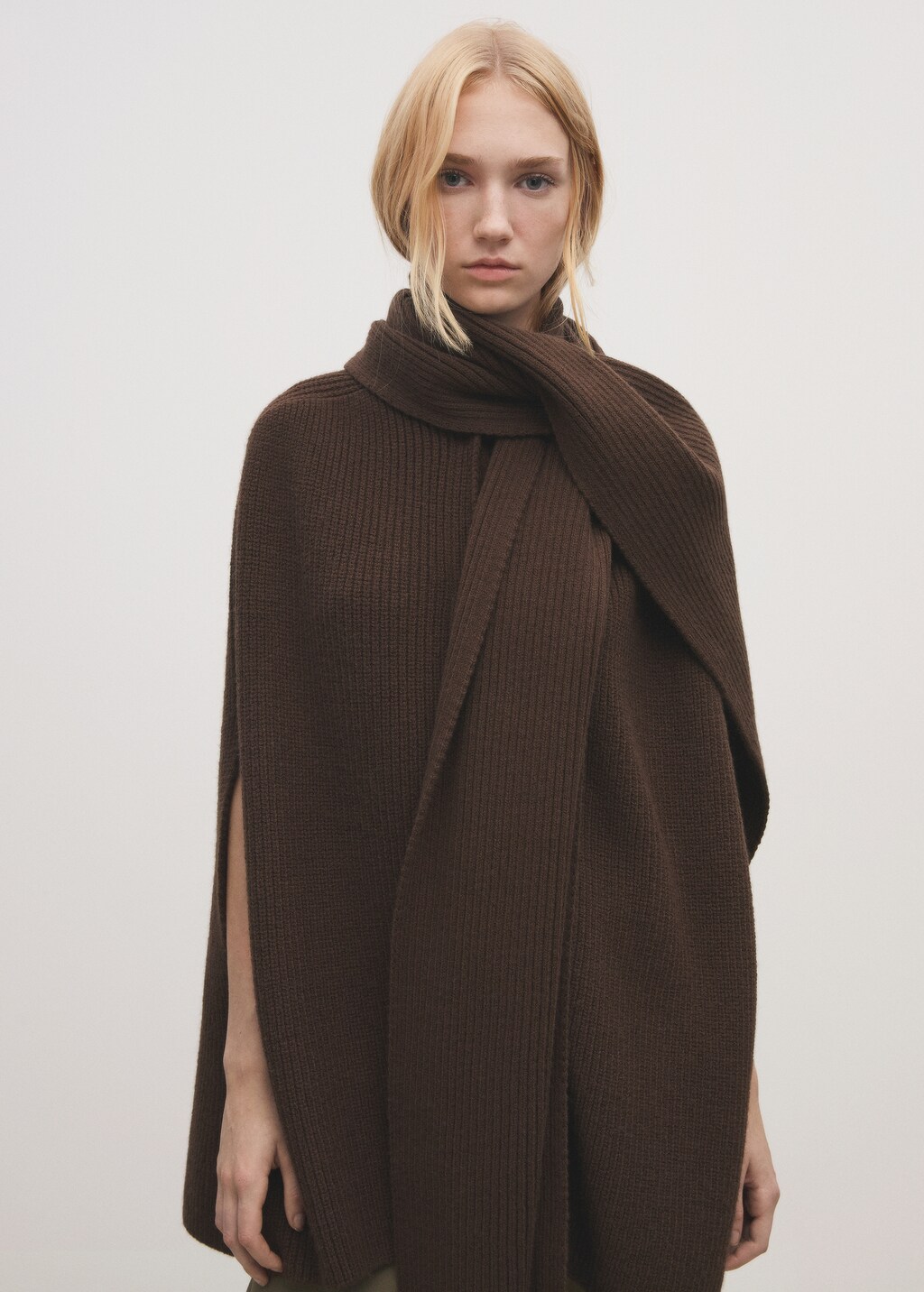 Cape scarf buttons - Chocolate