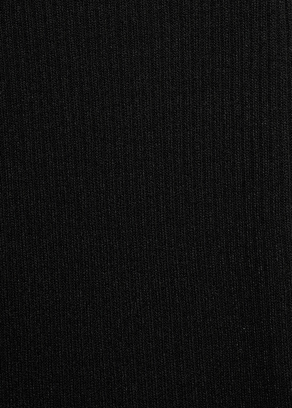 Fine ribbed knit top - Ecru