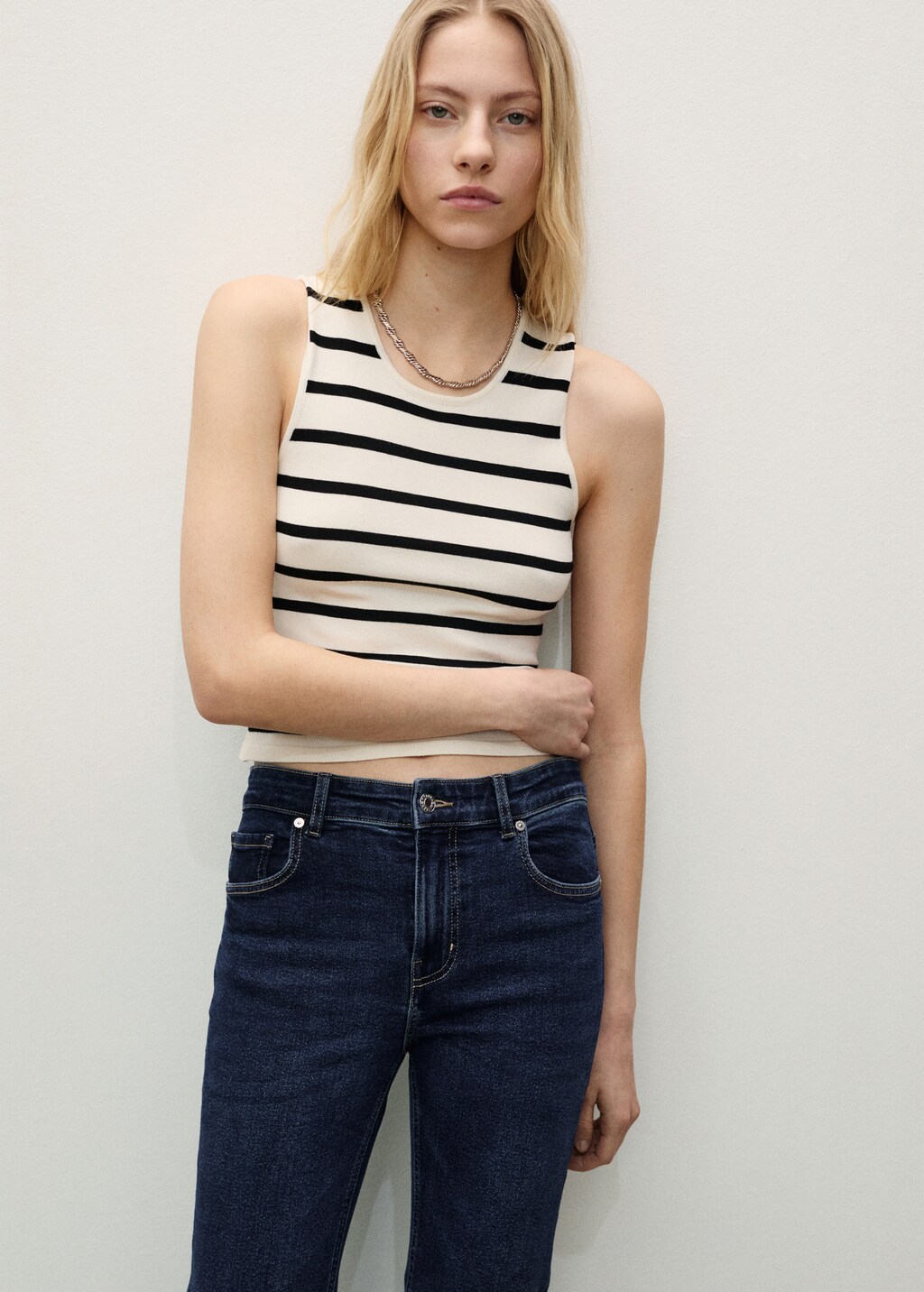 Sienna waxed flared cropped jeans - Black