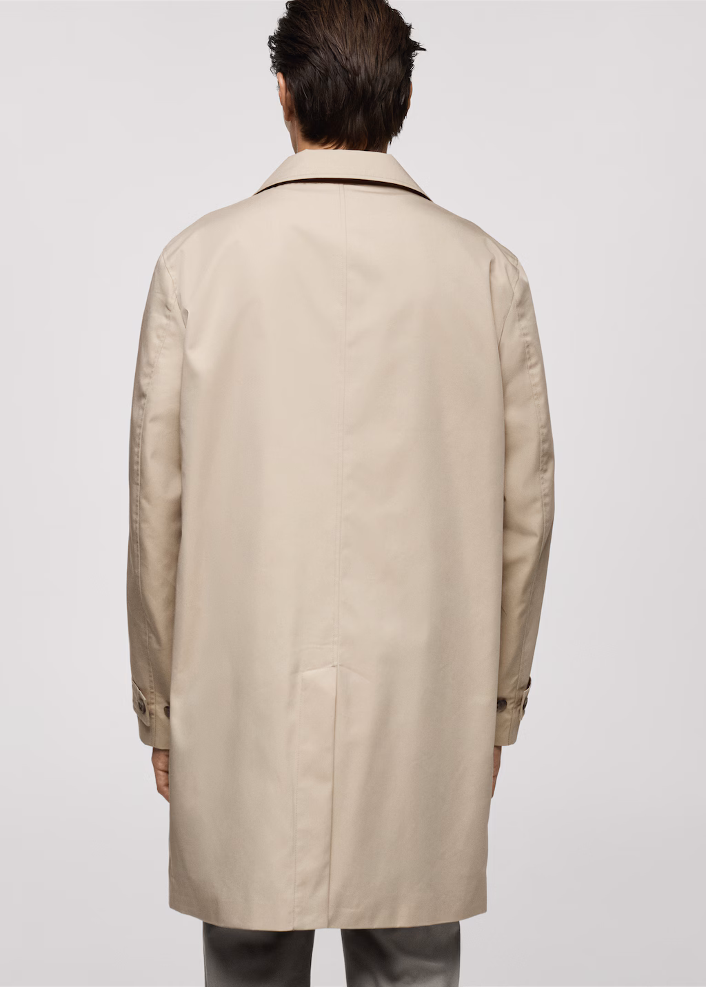 Classic water-repellent trench coat - Dark Navy