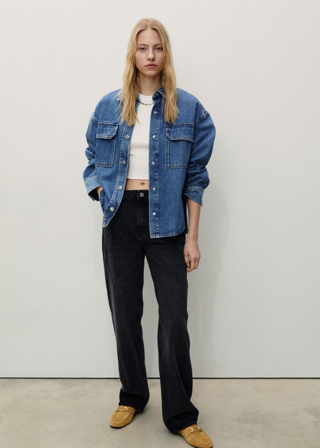 Miami medium-rise straight-fit jeans - Medium Blue