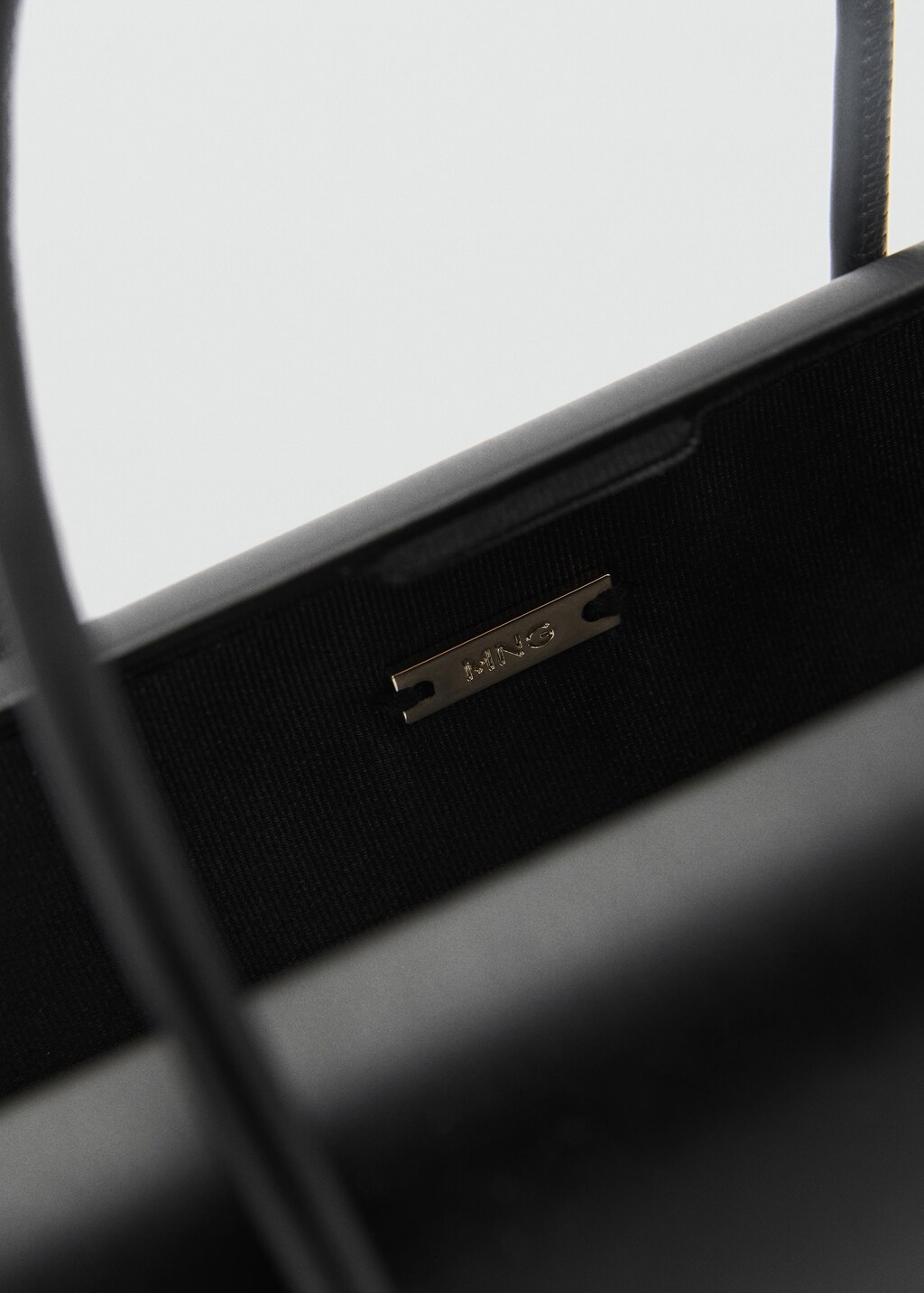 Double-handle clutch bag - Black