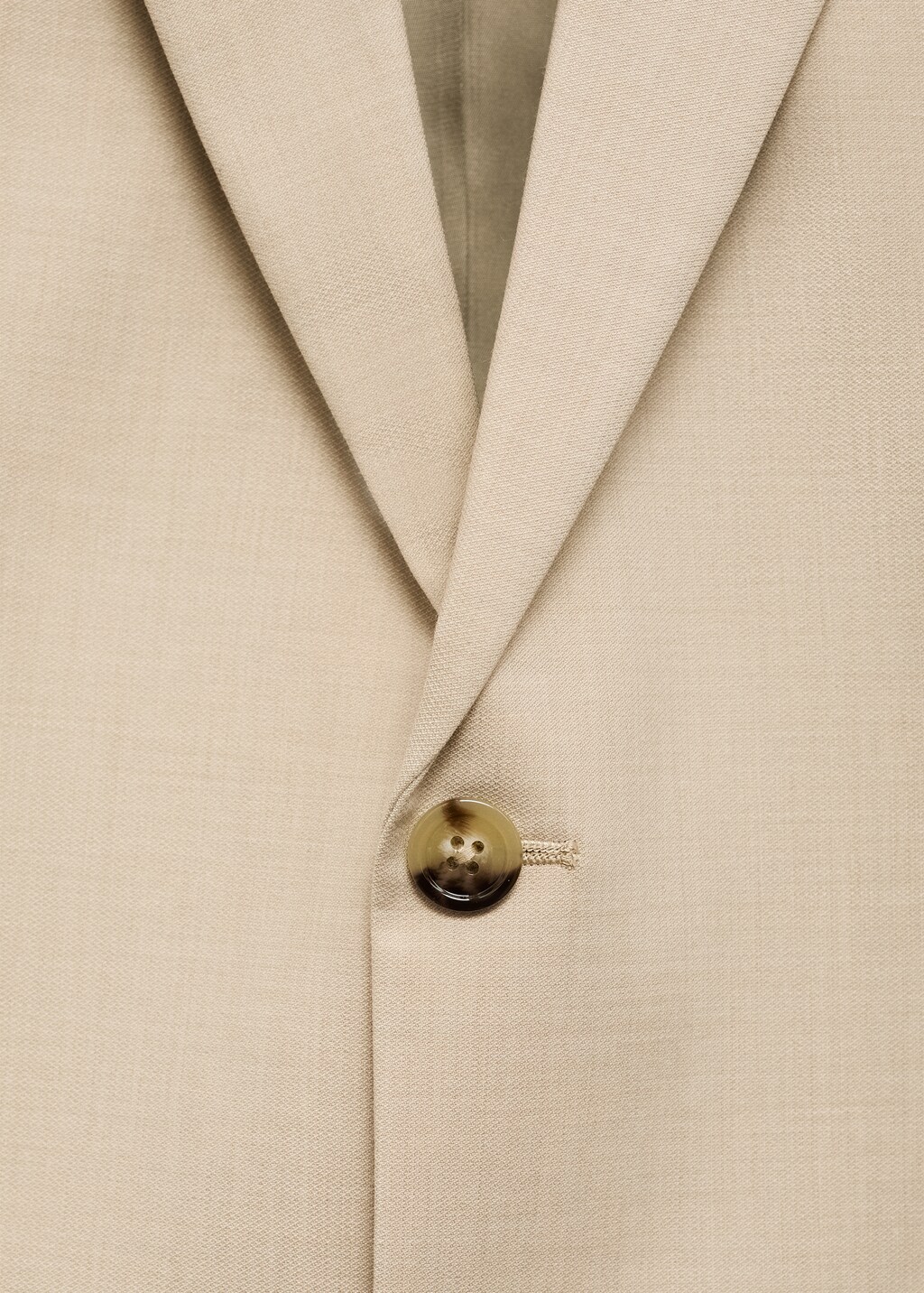 Milan slim-fit suit jacket - Ecru