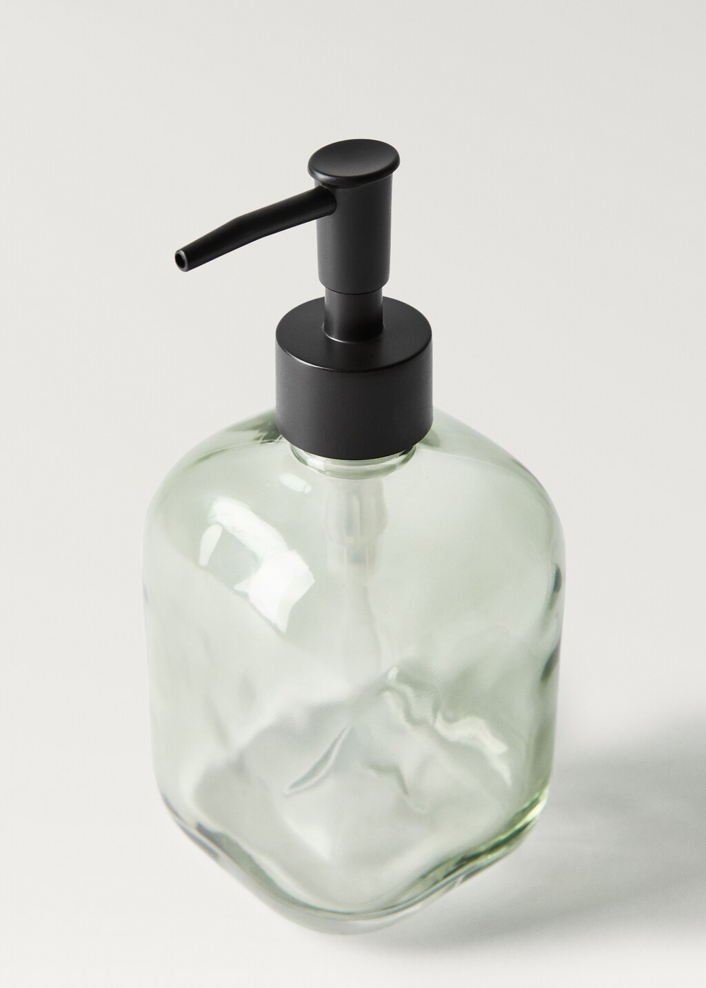 Glass soap dispenser - Ice Grey