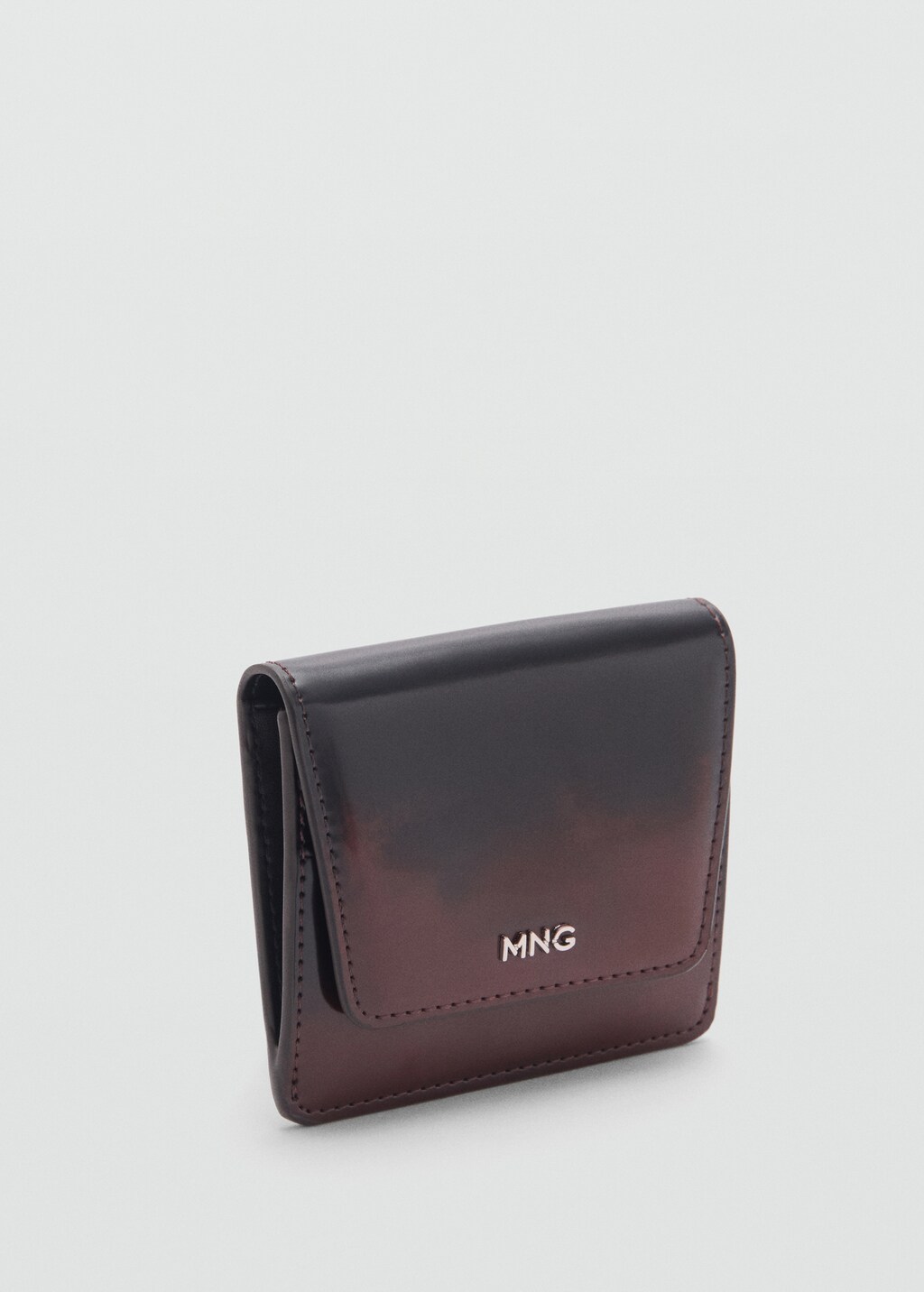 Gradient-effect purse - Burgundy